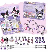 Ozdoby bożonarodzeniowe - Kalendarz Adwentowy Dla Dzieci Kuromi Zestaw Do Robienia Bransoletek 24 szt - miniaturka - grafika 1