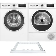 Zestawy AGD - Zestaw AGD Bosch Serie 4 Pralka WAN2823GPL 8kg + Suszarka WTH8529GPL 8kg + Łącznik WTZ27410 - miniaturka - grafika 1