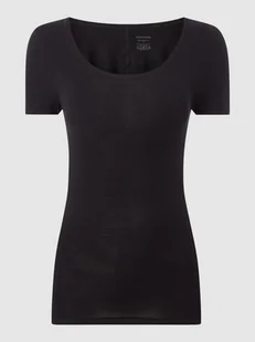 T-shirt o kroju personal fit z mieszanki bawełny i elastanu - Koszulki i topy damskie - miniaturka - grafika 1