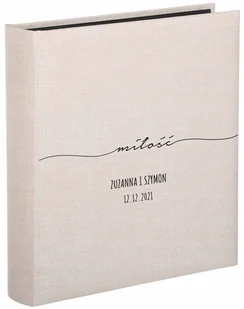 ﻿Solidny ALBUM zdjęcia wklejane 50 kart Twój Tekst Nadruk na Ślub Goldbuch - Albumy fotograficzne - miniaturka - grafika 1