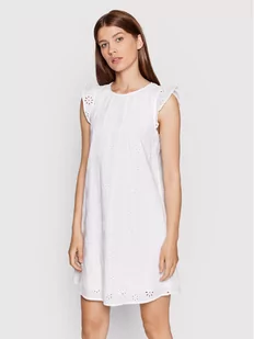 Tom Tailor Denim Sukienka letnia 1031322 Biały Relaxed Fit - Sukienki - miniaturka - grafika 1