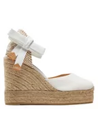 Espadryle damskie - Castañer Espadryle Carina/8Ed/001 020961 Biały - miniaturka - grafika 1