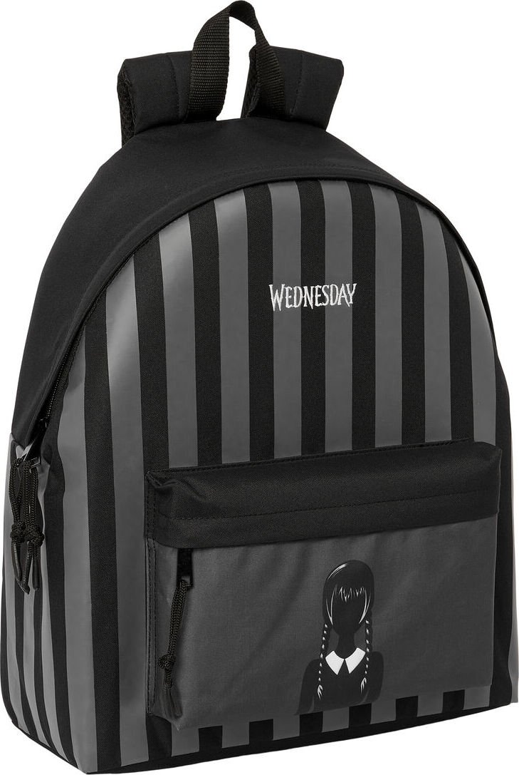 Plecak szkolny Wednesday czarny 33 x 42 x 15 cm