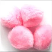 Dekoratorstwo - Dekor-Art-Serwis Sp. z o.o. Dekor-Art-Serwis, pompony, różowe - miniaturka - grafika 1