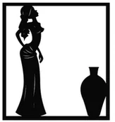 Obrazy i zdjęcia - Ażurowa Dekoracja 3D Na Ścianę Obraz Kobieta L113 - miniaturka - grafika 1