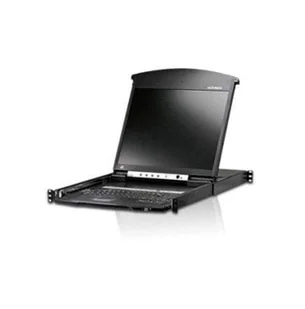 Przełącznik KVM Over-IP ATEN KL1516AiN, 48 cm TFT, VGA, PS/2-USB przez Cat 5, 16 portów, układ US - Przełączniki KVM - miniaturka - grafika 1