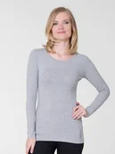 Koszulki i topy damskie - BIG STAR Koszulka w kolorze jasnoszarym - miniaturka - grafika 1