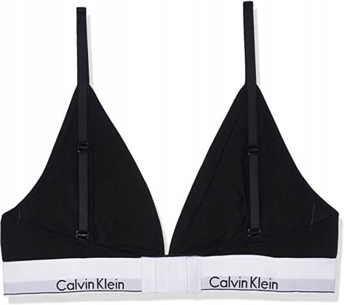 CALVIN KLEIN BIUSTONOSZ CZARNY MIĘKKI DAMSKI Z LOGO XS 1JSD
