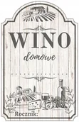 Domowy wyrób alkoholu - Naklejki Etykiety na WINO domowe folia wodoodporne - miniaturka - grafika 1