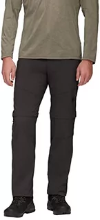 Spodnie męskie - Mammut Mammut Męskie spodnie trekkingowe z odpinanymi nogawkami szary Phantom S 1022-01260 - grafika 1