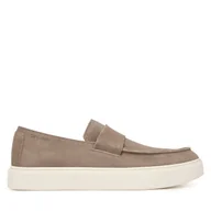 Półbuty męskie - Lordsy Calvin Klein Hybrid Clean Cup Loafer Band Su HM0HM02161 Beżowy - miniaturka - grafika 1