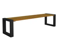 Ławki ogrodowe - ELIOR Klasyczna ławka parkowa 180cm Orion 18X H9-L80 - miniaturka - grafika 1