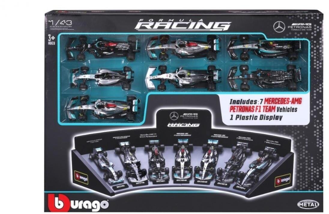Bburago BBU 1:43 Formula 7pak Mercedes AMG F1 38170