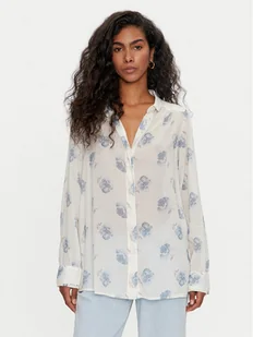 Lee Koszula 112355158 Écru Relaxed Fit - Koszule damskie - miniaturka - grafika 1