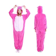 Moda i Uroda OUTLET - Piżama Onesie, Kigurumi - Stich - Różowy L:165 - 175cm - miniaturka - grafika 1