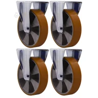 Meble modułowe i akcesoria - 4x3HALPU200K2 KOŁO ALUMINIUM POLIURETAN FI200 komplet 4 szt. - miniaturka - grafika 1