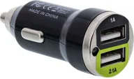 Ładowarki samochodowe - InLine Ładowarka InLine Ładowarka + zasilacz 2x USB 5V DC 2.1A 31502N - miniaturka - grafika 1