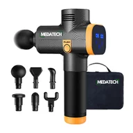 Masażery - PISTOLET DO MASAŻU PLECÓW CIAŁA STÓP MASAŻER A2 ZESTAW PRO 6 KOŃCÓWEK - miniaturka - grafika 1