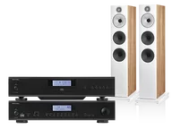 Zestawy stereo - Rotel A12 MKII (czarny) + CD14 MKII (czarny) + 603 S3 (dąb) - miniaturka - grafika 1