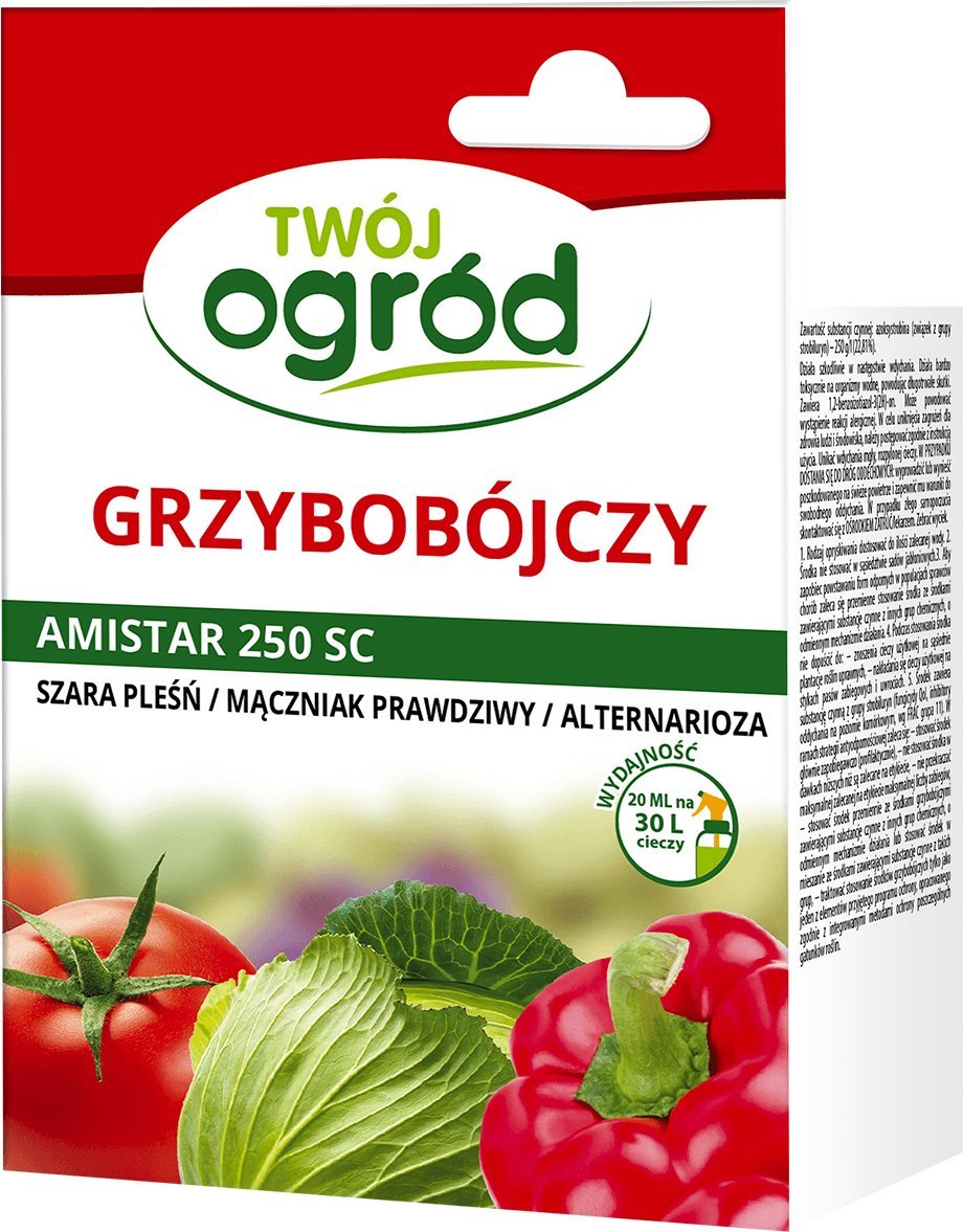Amistar 250 SC azoksystrobina Twój Ogród - środek grzybobójczy 20ml