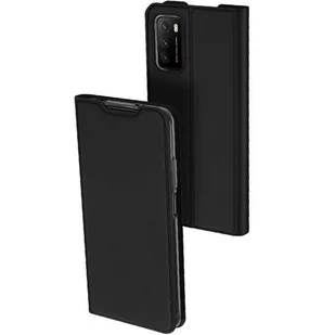 Dux Ducis Etui Skin Pro Xiaomi Poco M3, czarne 6934913054918 - Etui i futerały do telefonów - miniaturka - grafika 1