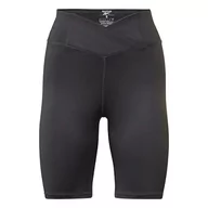 Spodnie damskie - Reebok Damskie spodnie treningowe na rower Basic, Nocna czerń, L - miniaturka - grafika 1