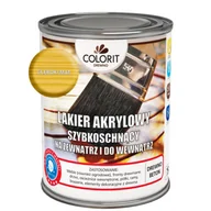 Lakiery do drewna - Lakier akrylowy szybkoschnący do drewna Głęboki mat 0,75 l Colorit Drewno - miniaturka - grafika 1