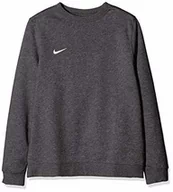 Bluzy dla chłopców - Nike Bluza chłopięca Y Crw Flc Tm Club19 szary Charcoal Heathr/(White) S AJ1545 - miniaturka - grafika 1