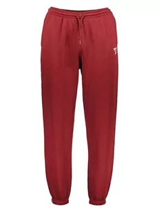 Reebok Spodnie dresowe w kolorze czerwonym - Spodnie sportowe damskie - miniaturka - grafika 1