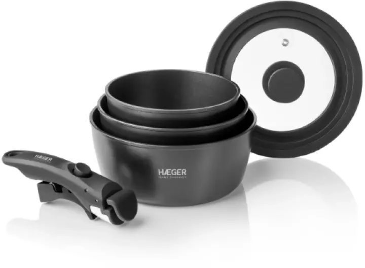 Haeger PA-C05.020A Easy Fit Pots Zestaw garnków z wyjmowaną rączką PA-C05.020A 5608475041501
