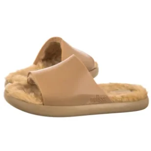 Klapki Fluffy Slide AD 33309/50484 Beige/Beige (ML370-b) Melissa - Klapki i japonki damskie - miniaturka - grafika 1