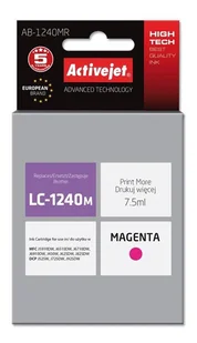 ActiveJet AB-1240MR tusz magenta zamiennik Brother LC1240M LC1220M AB-1240MR - Tusze zamienniki - miniaturka - grafika 4