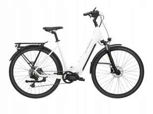 Elektryczny rower trekkingowy KROSS TRANS HYBRID 5.0 LS rozmiar XL Biały - Rowery elektryczne - miniaturka - grafika 1