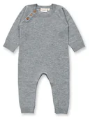 Pajacyki dla niemowląt - Sense Organics Rampers "Eske" w kolorze szarym - miniaturka - grafika 1