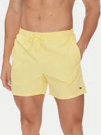 Kąpielówki męskie - Tommy Hilfiger Szorty kąpielowe UM0UM03477 Żółty Regular Fit - miniaturka - grafika 1