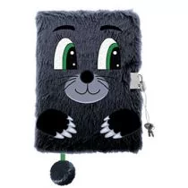 Pamiętnik z kłódką 3D włochacz A5 96k Mole - Szkolne artykuły papiernicze - miniaturka - grafika 1