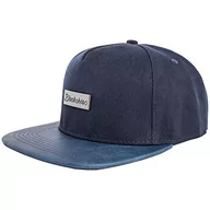 Czapki damskie - Blackskies Vanguard Snapback Cap damska męska czapka bejsbolowa czapka z daszkiem, zamszowa sztuczna skóra, granatowy, jeden rozmiar - miniaturka - grafika 1