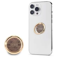 Pozostałe akcesoria do telefonów - Guess Uchwyt Ring stand brązowy 4G - miniaturka - grafika 1
