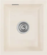 Zlewozmywaki - Zlewozmywak ceramiczny SYSTEMCERAM Mera 32 U Jasmin Korek automatyczny 5361 02 - miniaturka - grafika 1