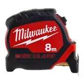 Poziomice, łaty, miary - MILWAUKEE MIARA ZWIJANA PREMIUM WIDE 8m - miniaturka - grafika 1