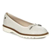 Półbuty damskie - Maciejka Półbuty damskie skórzane białe-37 - miniaturka - grafika 1