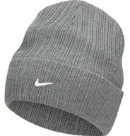 Czapki damskie - Nike Czapka Beanie Utility Nushred Unisex Jesień Zima DV3341-084 One Size - miniaturka - grafika 1