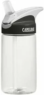 Shakery i bidony sportowe - Butelka ze słomką CamelBak eddy Kids .4L (czarny/bezbarwny) - miniaturka - grafika 1