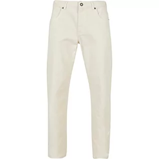 Spodenki męskie - Urban Classics Męskie spodnie jeansowe w kolorze luźnym kroju, Whitesand, 44 - grafika 1
