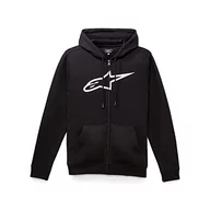 Koszulki męskie - Alpinestars Kurtka z kapturem z kieszenią workową, wysoki komfort noszenia., czarny, l - miniaturka - grafika 1