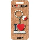 Breloczki dla dzieci - Pan Dragon Brelok I love Poland Polska ILP-BRE-B-PL-08 - Pan Dragon - miniaturka - grafika 1