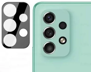 Metal Styling Camera Samsung Galaxy A52 4G / 5G Black - Szkła hartowane na telefon - miniaturka - grafika 1