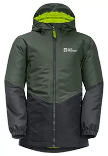 Jack Wolfskin Kurtka Trios, Thyme Green, 92 (DE) - Kurtki i płaszcze dla chłopców - miniaturka - grafika 1