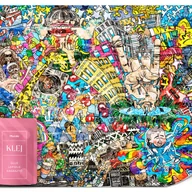 Fototapety - FOTOTAPETA MŁODZIEŻOWA KOLOROWE GRAFFITI ABSTRAKCJA MURAL TAPETA 250x175 - miniaturka - grafika 1