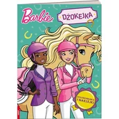 Kolorowanki, wyklejanki - Barbie Dżokejka TEM-1106 - miniaturka - grafika 1